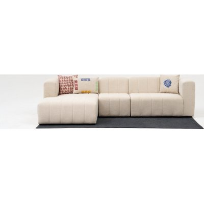 Beyza divan sofa venstre - Krem