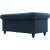 Herron 2-seters chesterfield-sofa - Bl