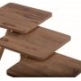 Trippelsett bord 34 x 34 cm - Furu