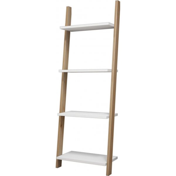 Fayko bokhylle - Hvit/safir Fayko bokhylle - Hvit/safir