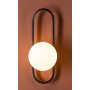 Alpes vegglampe - Sort/hvit