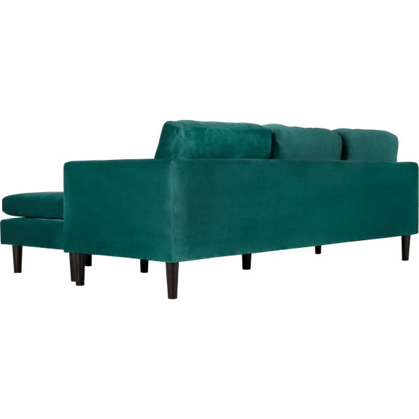Firenze divansofa - Mørkegrønn/Svart Firenze divansofa - Mørkegrønn/Svart