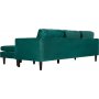 Firenze divansofa - Mrkegrnn/Svart