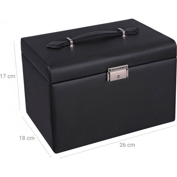 Carat smykkeskrin - Svart Carat smykkeskrin - Svart