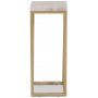 Accent nattbord/pidestall 65 - Matt messing / beige