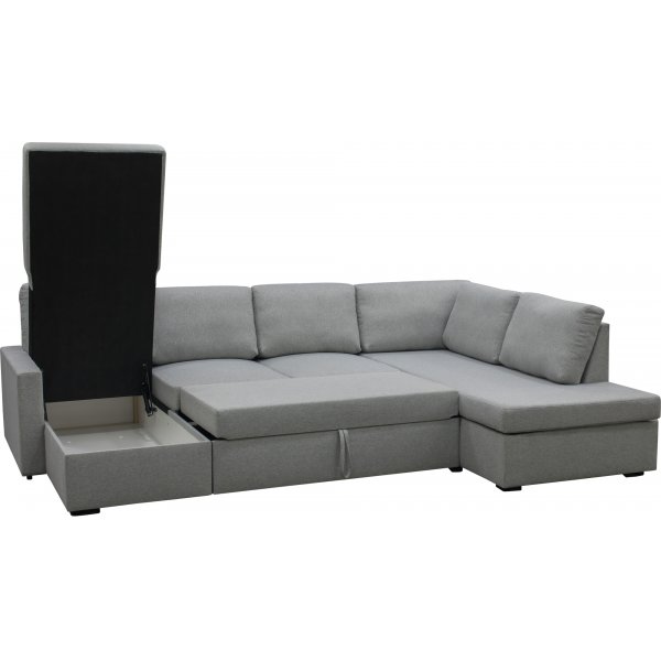 U sofa sovesofa grå - Tärnö + Flekkfjerner for møbler U sofa sovesofa grå - Tärnö + Flekkfjerner for møbler