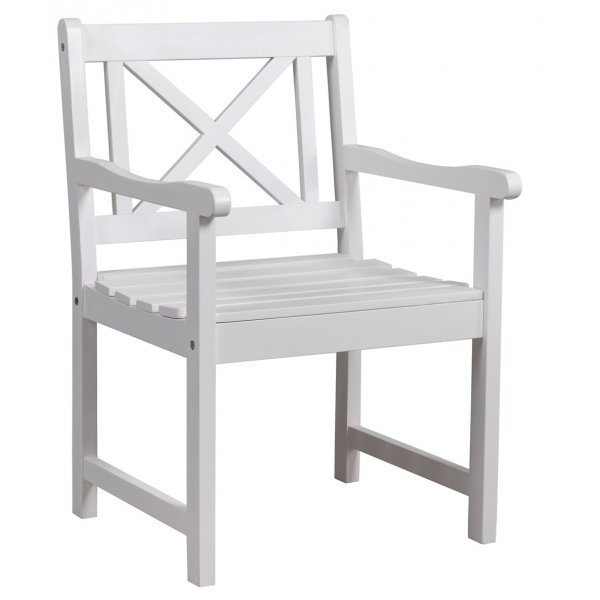 Utendørs lenestol Bohus hvit Utendørs lenestol Bohus hvit