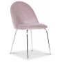 Plaza spisegruppe, marmorbord med 4 st Plaza flyelstoler - Rosa/Gr/Krom
