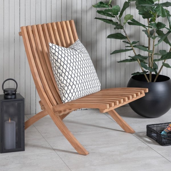 Kenya lenestol - Teak