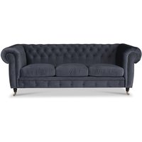 Sheffield Chesterfield 3-seters sofa - (valgfri farge på møbeltrekk)