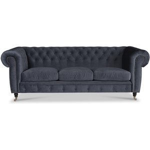 Sheffield Chesterfield 3-seters sofa - (valgfri farge p mbeltrekk)