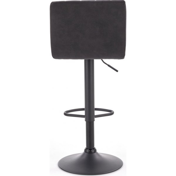 Elfrieda barstol - Mrkegr/svart