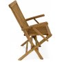 Grunnebo stol med armlene - Teak
