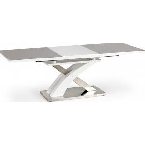 Bonita spisebord 160-220 cm - Hvit/gr
