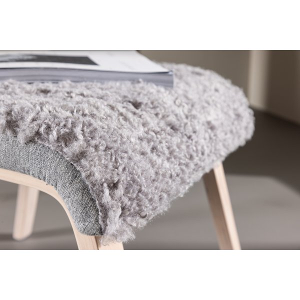 Fårö lenestol - Lys grå/Whitewash Fårö lenestol - Lys grå/Whitewash