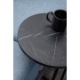 Mitazor sidebord 38 cm - Marmor/sort