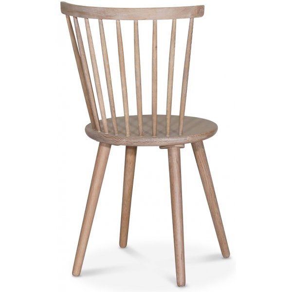 Cleo spisegruppe, rundt bord 110 cm, inkludert 4 stk. hvitoljede Castor pinnestoler - Whitewash/eikefiner Cleo spisegruppe, rundt bord 110 cm, inkludert 4 stk. hvitoljede Castor pinnestoler - Whitewash/eikefiner
