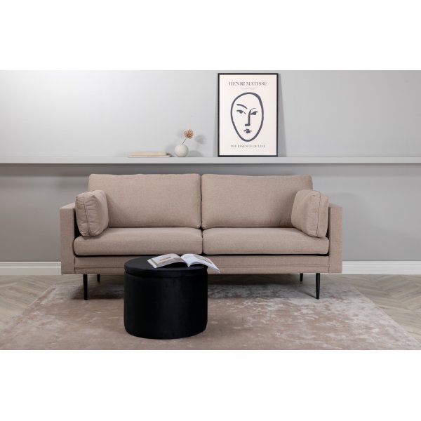 Savanna 2-seters sofa - Brunt stoff