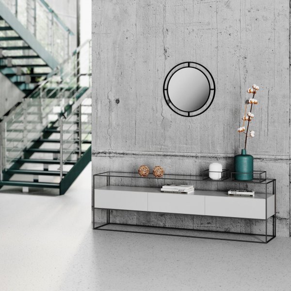 Bubble speil - Svart Bubble speil - Svart