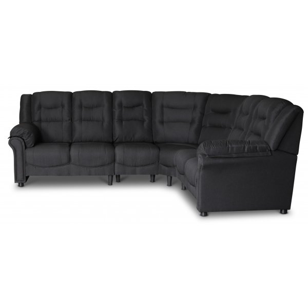 Peking hjrnesofa - Sort + Flekkfjerner for mbler
