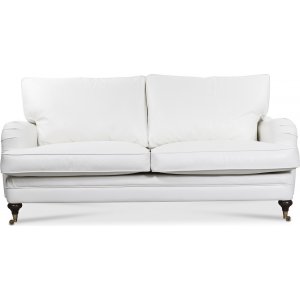 Howard London Premium 3-seters rett sofamodell - Hvit PU Howard London Premium 3-seters rett sofamodell - Hvit PU