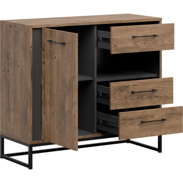 Loft kommode - Mørk eik Loft kommode - Mørk eik