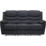 Tampa manuell 3-seters reclinersofa - Grtt stoff