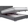 Maison 160x200 cm gr sengeramme med oppbevaring i sengen