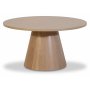 Cone rundt salongbord  85 cm - Whitewash