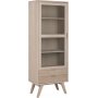 A-Line glassskap 190 cm - Hvit