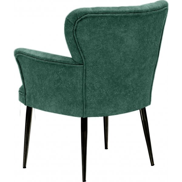 Paris lenestol - Grønn/svart metall Paris lenestol - Grønn/svart metall