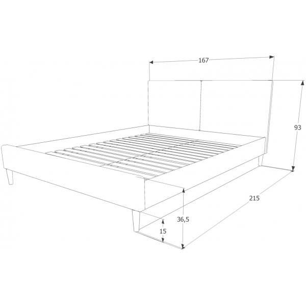 Acoma sengeramme 160x200 cm - Gr�