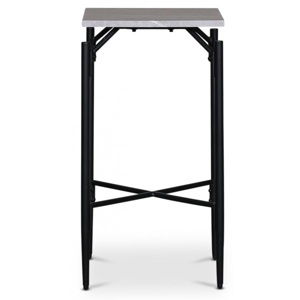 Wayne sidebord, kryss - Lysegr marmor (Foliering) + Flekkfjerner for mbler