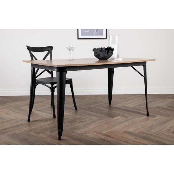 Tempe spisebord 140 x 80 cm - Valnøtt Tempe spisebord 140 x 80 cm - Valnøtt