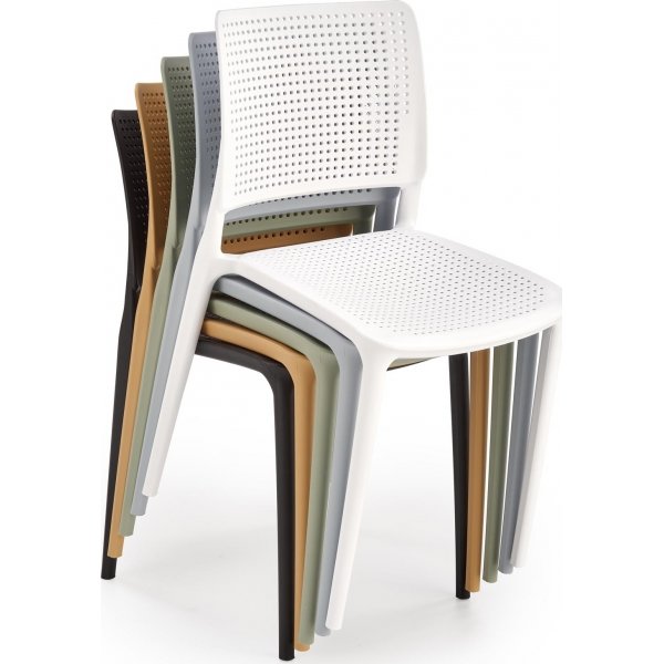 Cadeira stabelbar spisestuestol 514 - Sort