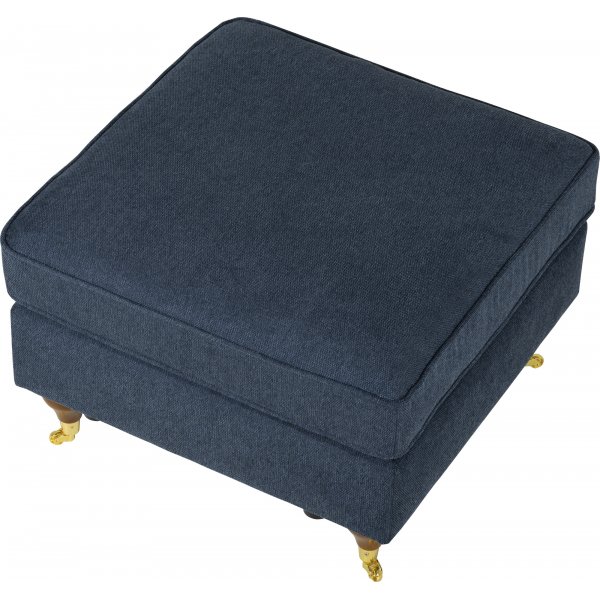 Fotskammel mørkeblå - Howard + Tekstilrens for møbler Fotskammel mørkeblå - Howard + Tekstilrens for møbler