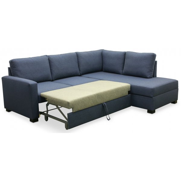 Sovesofa Belissa divansofa som felles ut fremover - Marineblå Sovesofa Belissa divansofa som felles ut fremover - Marineblå