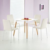 Nesto spisebord 80x80 cm - Hvit Nesto spisebord 80x80 cm - Hvit