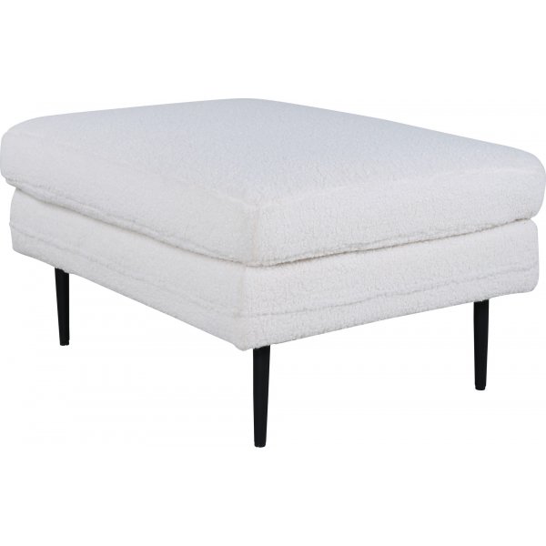 Savanna sittepuff - Hvit teddy Savanna sittepuff - Hvit teddy