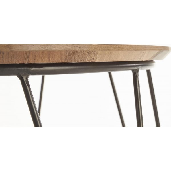 Bobby sofabord - Valnøtt/sort Bobby sofabord - Valnøtt/sort