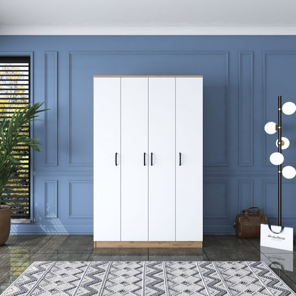 Baden garderobe 16 - Valnøtt/hvit Baden garderobe 16 - Valnøtt/hvit