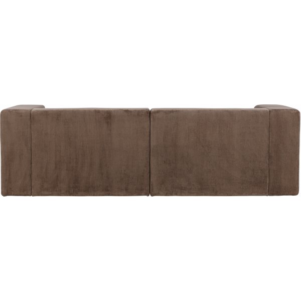 Lumi 3-seters sofa - Brunt lin