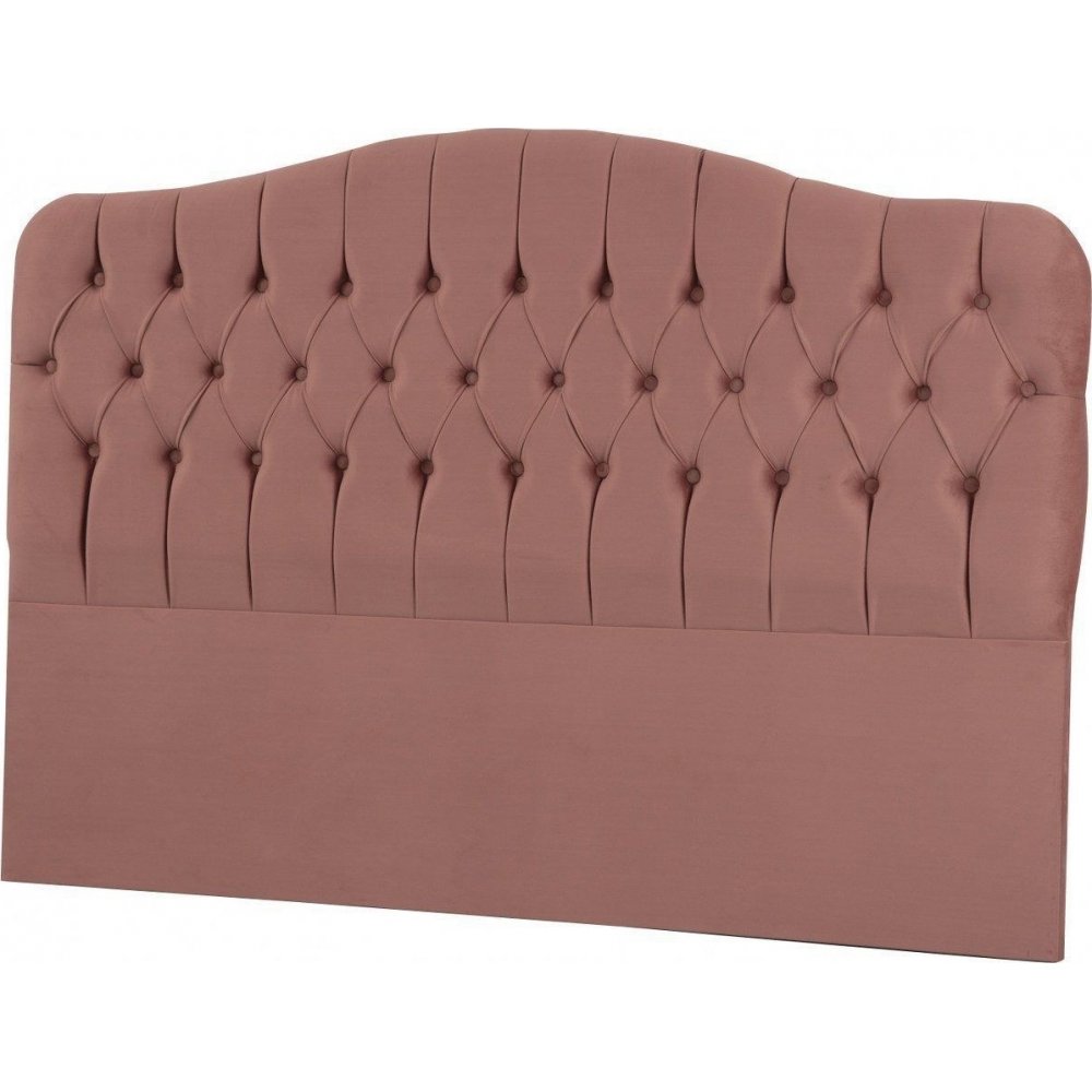 Vassi sengegavl 160 x 125 cm - Rosa - Sengegavler