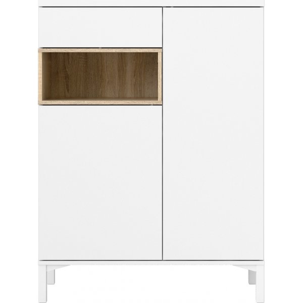 Roomers skap - Hvit/eik Roomers skap - Hvit/eik
