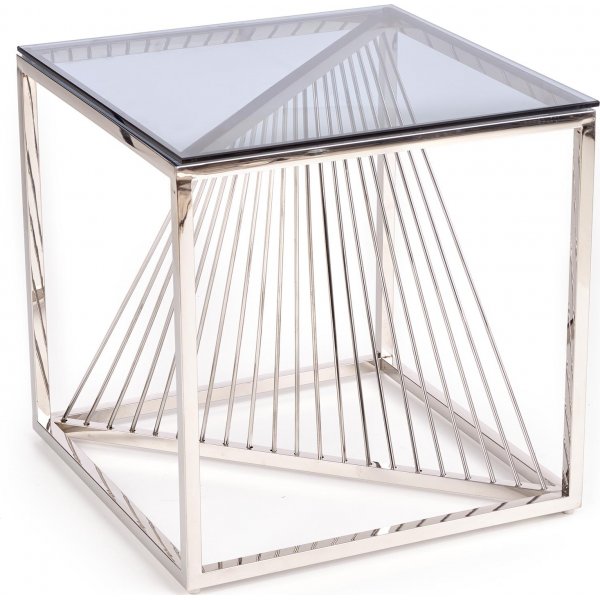 Eterneco salongbord 55 x 55 cm - Krom