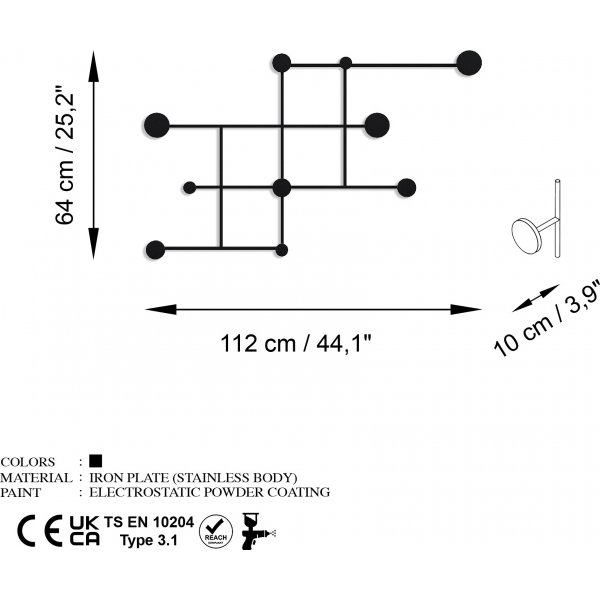 Fatara kleshenger - Svart Fatara kleshenger - Svart