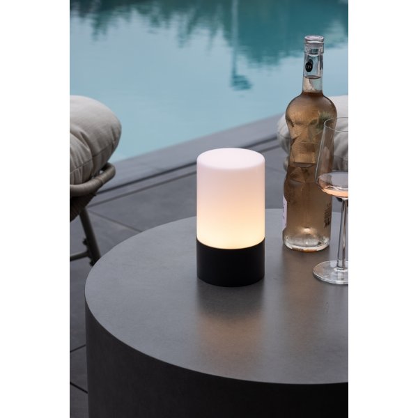 Tubu bordlampe - Sort/Hvit