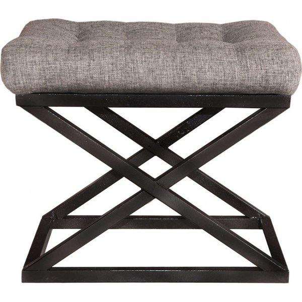 Capraz puff - Svart/grå beige Capraz puff - Svart/grå beige