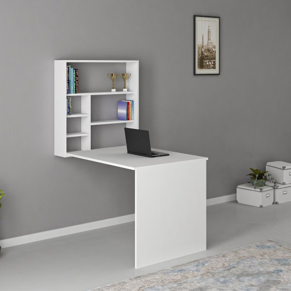Sedir skrivebord - Hvit