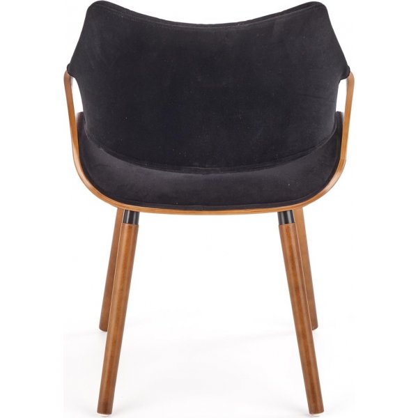 Cadeira lenestol 396 - Sort/valnøtt Cadeira lenestol 396 - Sort/valnøtt